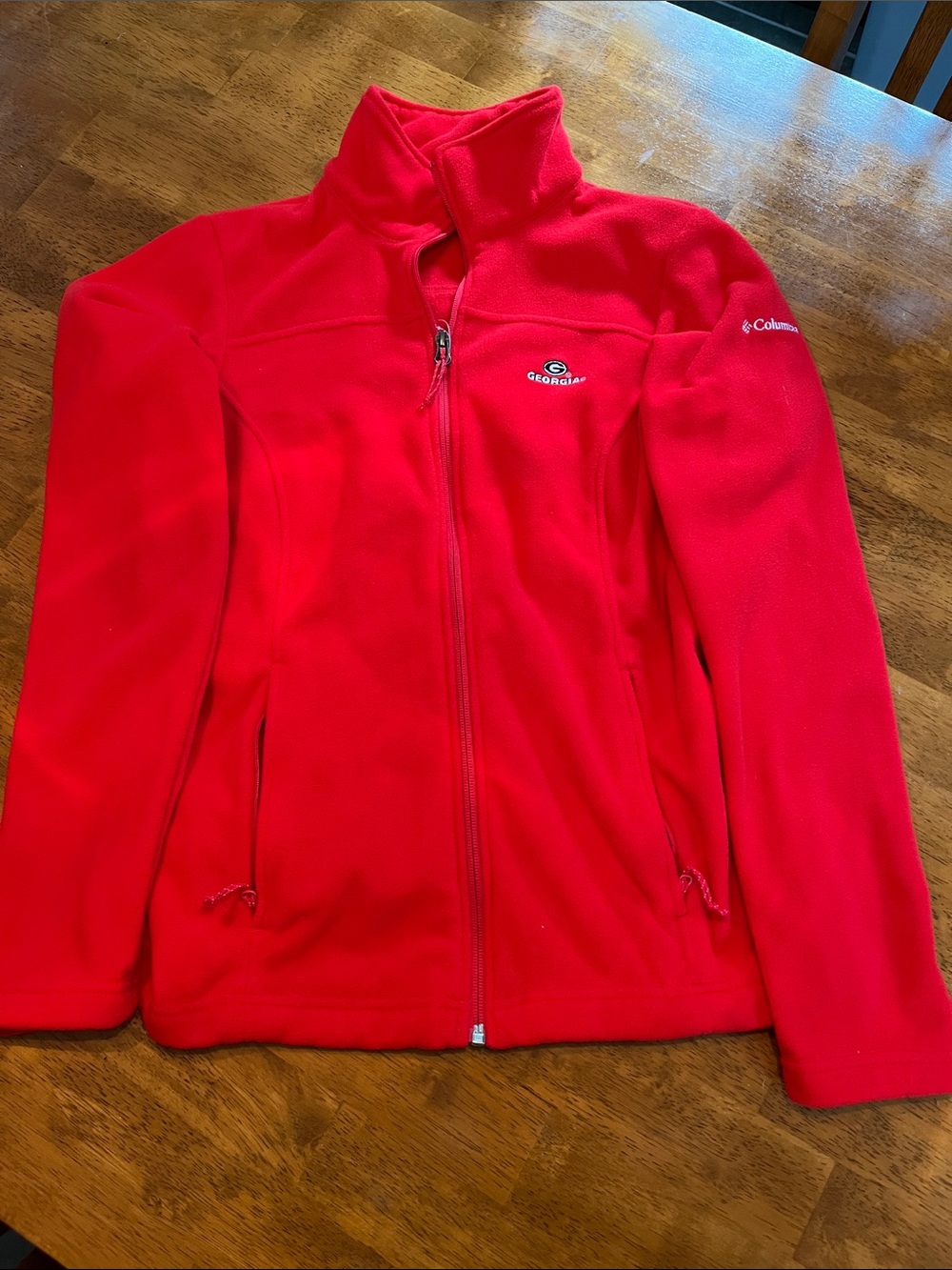 Columbia Women’s Red Full-Zip Fleece Jacket